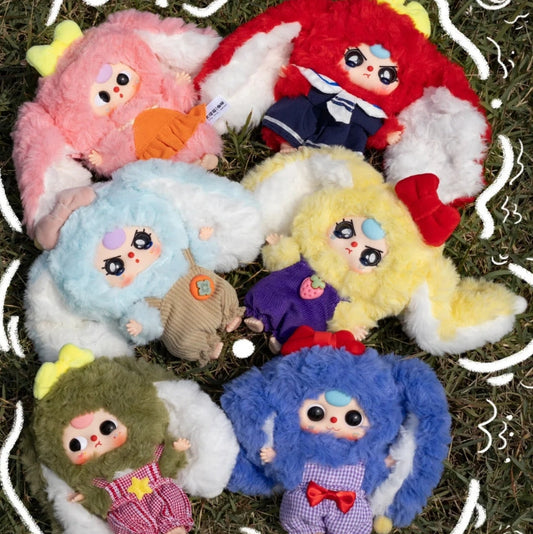 Baby Three-Macaron Cute Bunny V2 Plush Blind Box